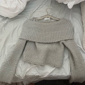 Sweater - Off the shoulder very pretty sweater. It is a size M!